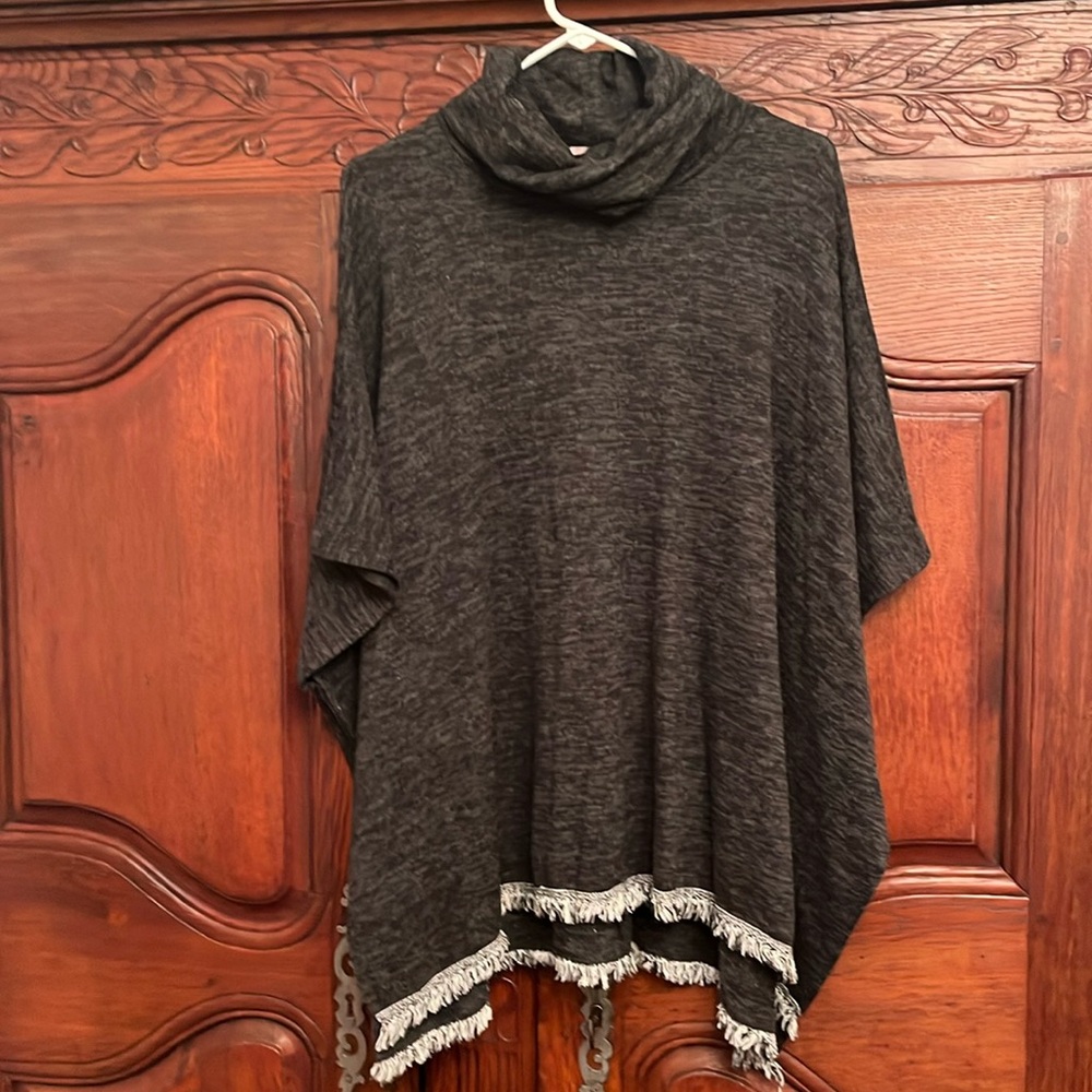 Turtleneck Poncho